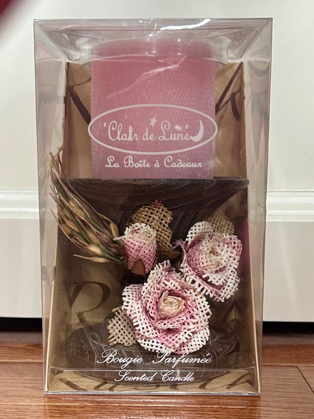 NWT Clair de Lune Rustik Collection Bougie Parfumee Scented Candle